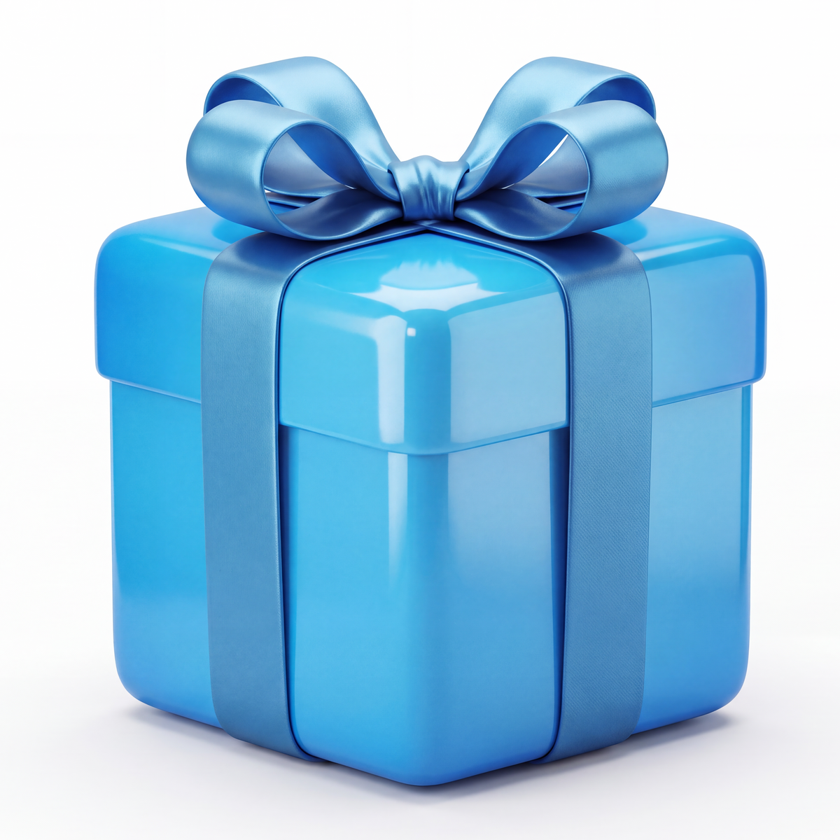 Blaues Geschenk von Riddys.